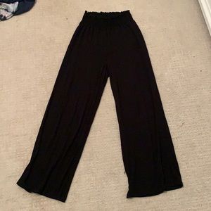 Black flowy pants